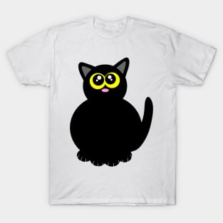 Black kitty T-Shirt